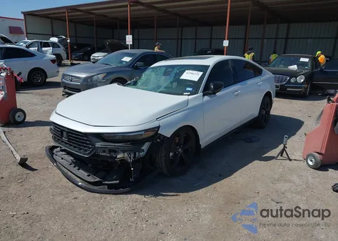 2025 Honda Accord Hybrid Sport-L из США, поврежденный, VIN 1HGCY2F79SA020350